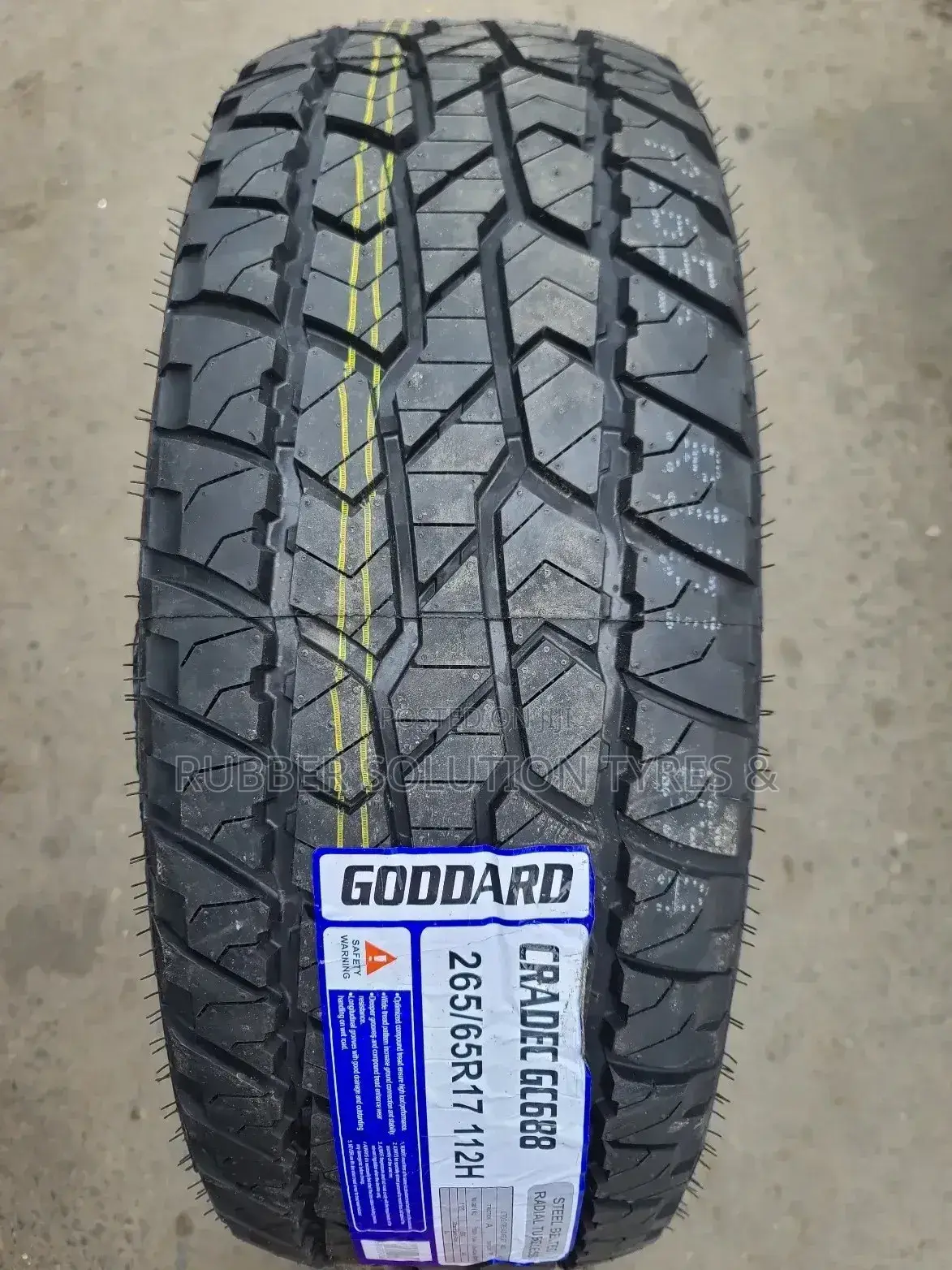 265 /65 R17 Goddard Tyres 112h Cradec Gc688