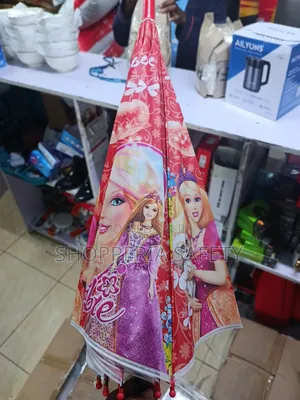 Kids Umbrella Themed Barbie Cartoon