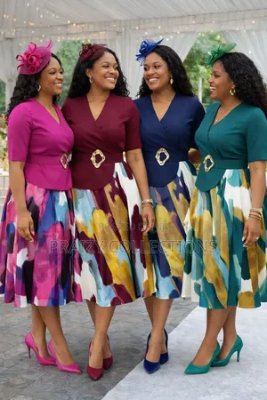 Structured Peplum Style Dress