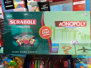 2 in 1 Monopoly Scrabble
