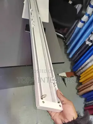 Heavy Duty Ceiling Mounted Aluminium Double Curtain Rail Track