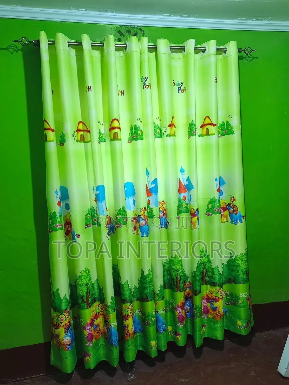 Customised Decorative Kids Bedroom Cartoon Curtains
