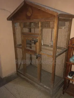 Wooden Bird Cage