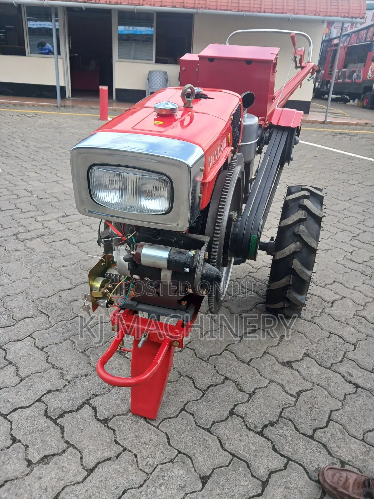 Walking Tractor Diesel Powered With Disc Plough Accessory