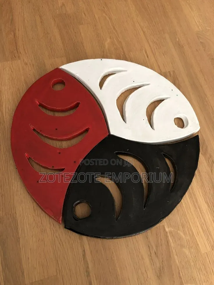 5 Pieces Fish Shaped Silicone Coasters