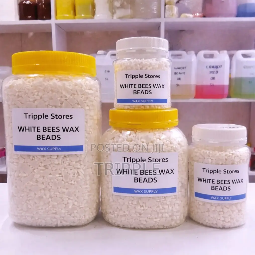 White Bees Wax Beads