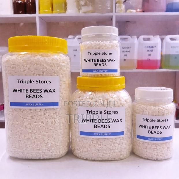White Bees Wax Beads