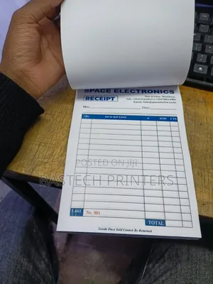 Brand New Receipt Book (Never Used) – Clean Ready for Business