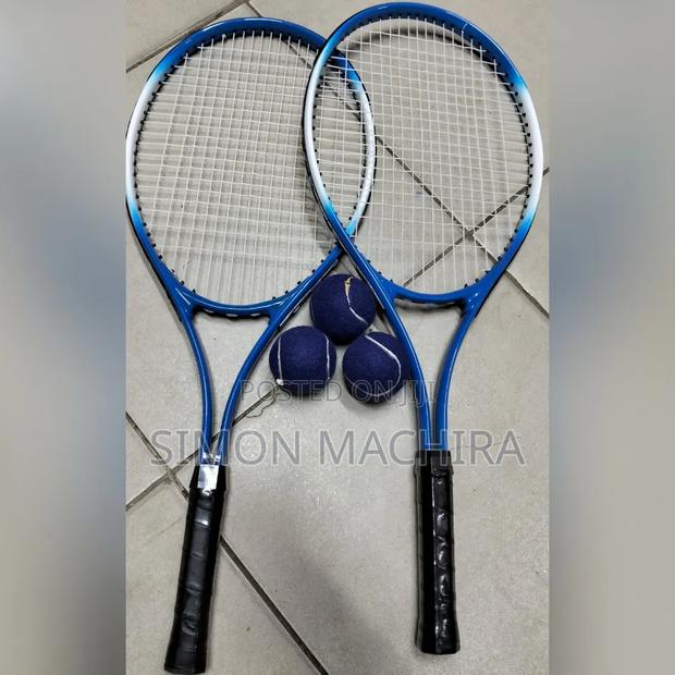 Lawn Tennis Racket and Balls