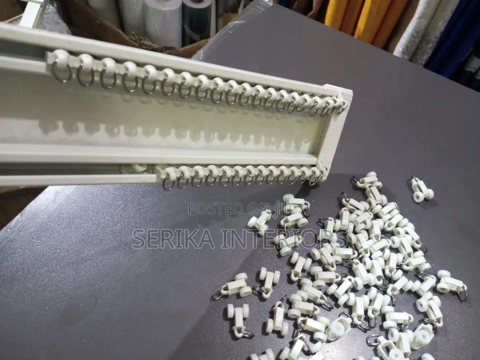 Double Aluminium Curtain Rails Curtain Rails Environmental Friendly