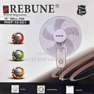 High Speed 16 Inch Rebune Wall Fan