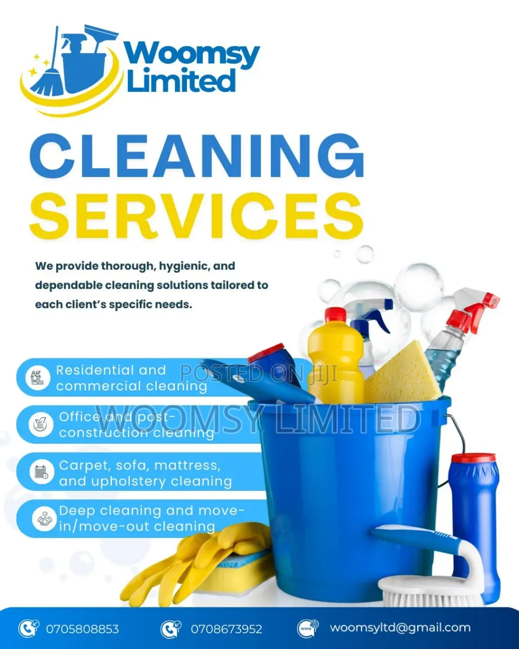 Cleaning and Fumigation Services and Landscaping Services