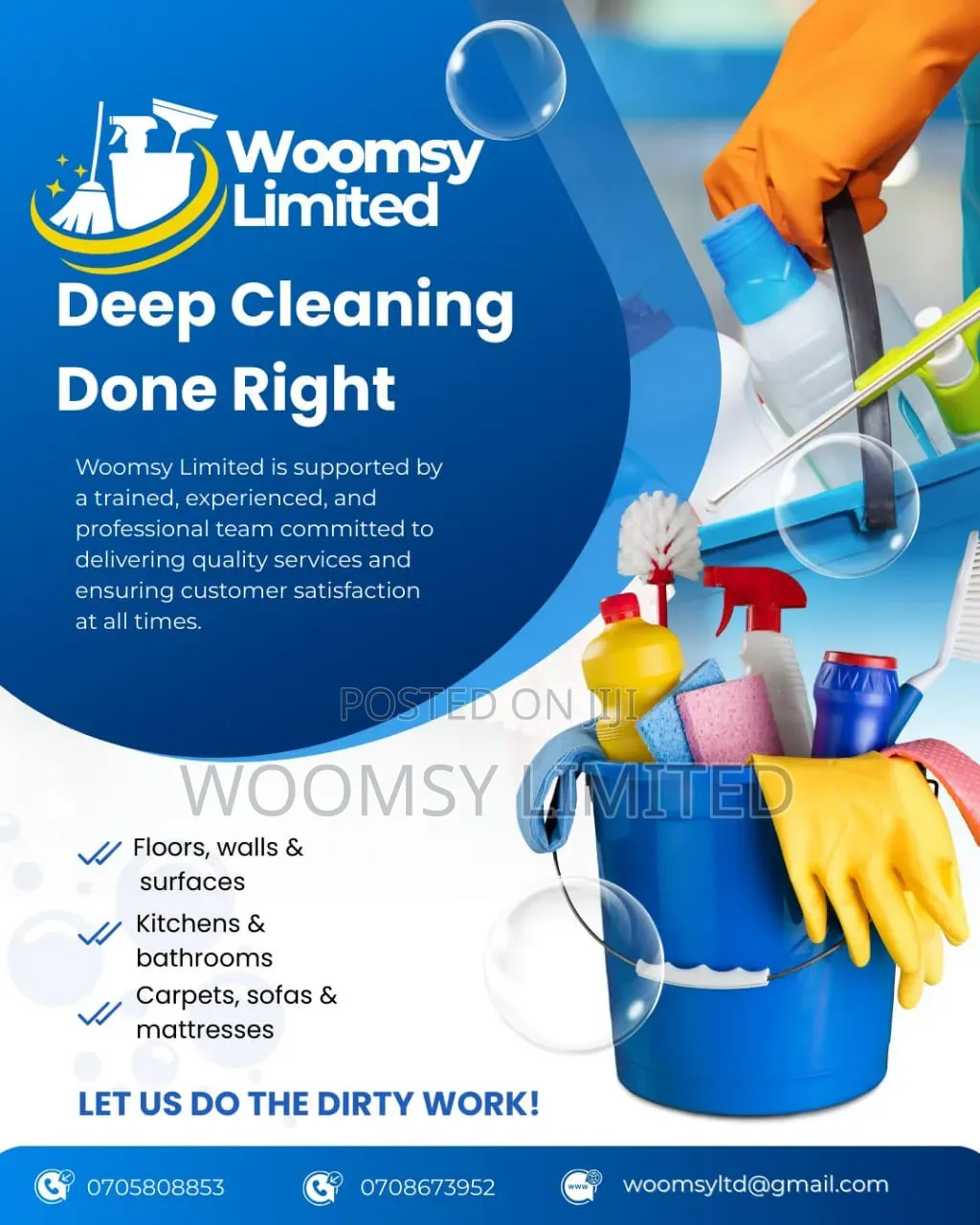Cleaning and Fumigation Services and Landscaping Services