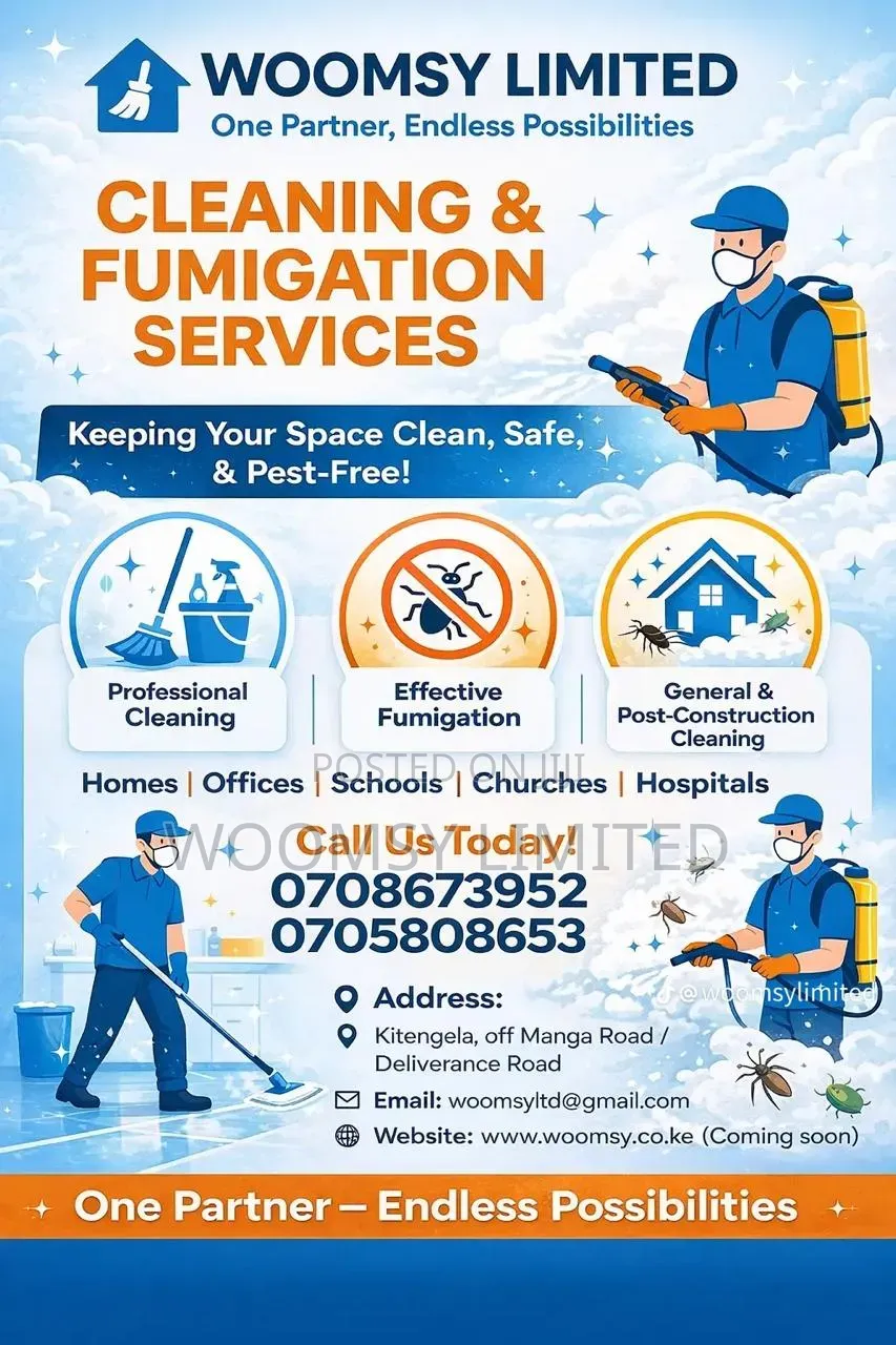 Cleaning and Fumigation Services and Landscaping Services