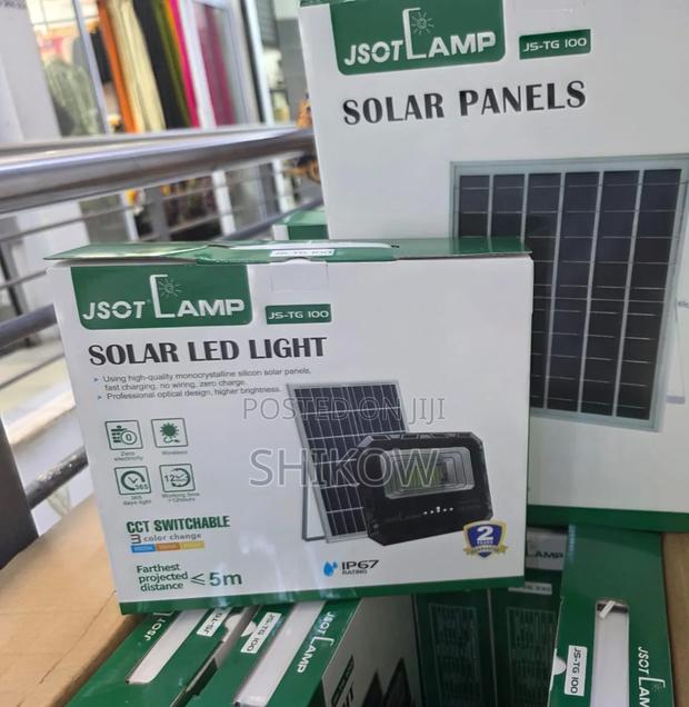 Tg 100w Solar Floodlight With Sensor - main view