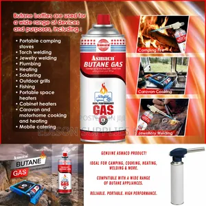 Butane Gas Canister 227g/395ml Flame Torch Can Fire Butane Gas Refill