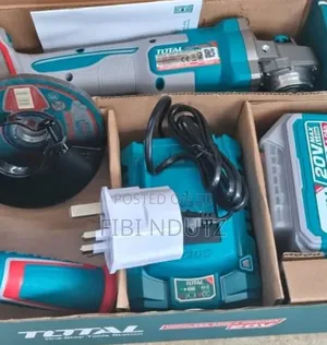 Total Angle Grinder That Is Cordless and Has 2 Rechargeable Batteries