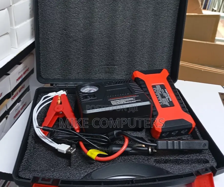 Jump Starter + Portable Car Power Bank Battery Charger Jumpstarter