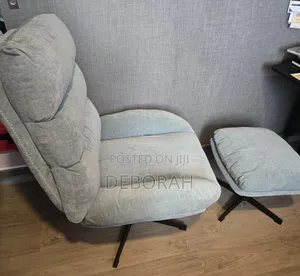 Aqua Classic Swivel Armchair Columbia Set With Footstool