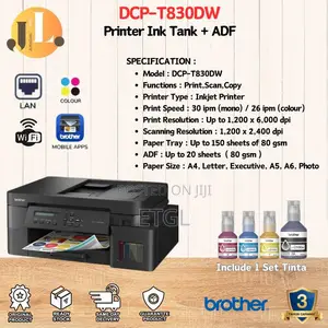 DCP-T830dw Ink Tank Printer.
