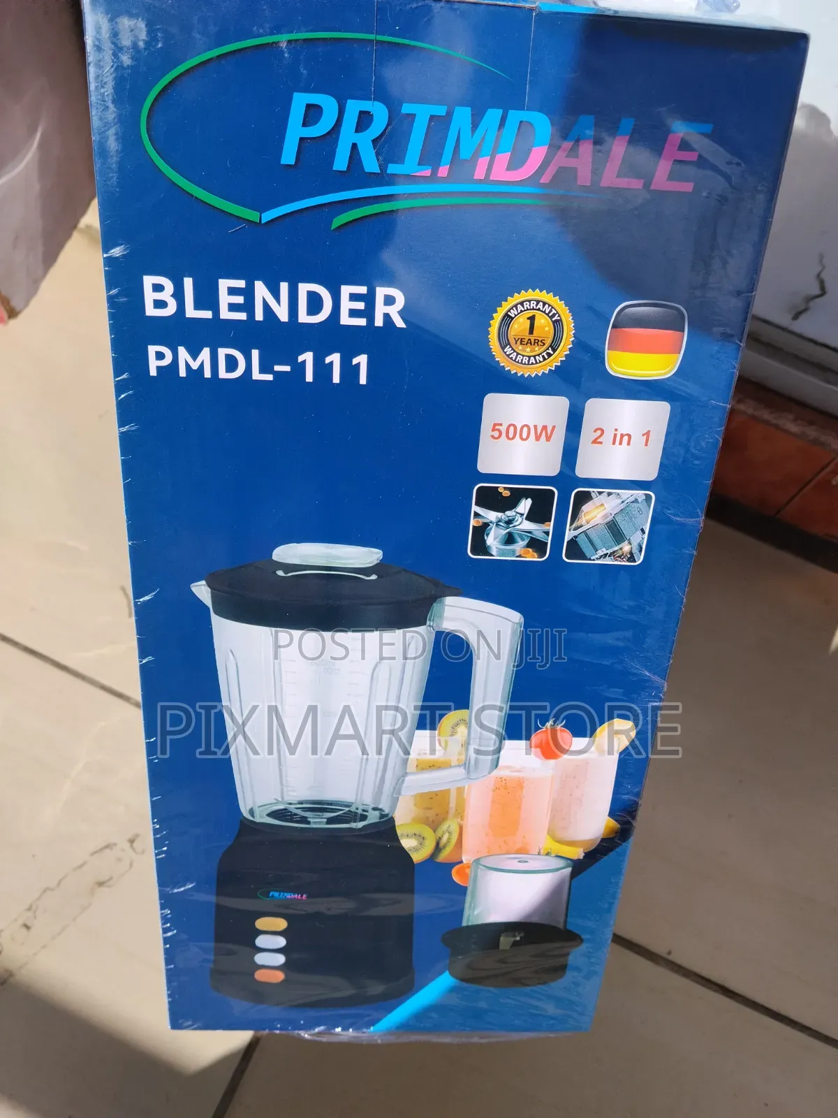 Primdale 2-in-1 Blender 1.6l With Grinder