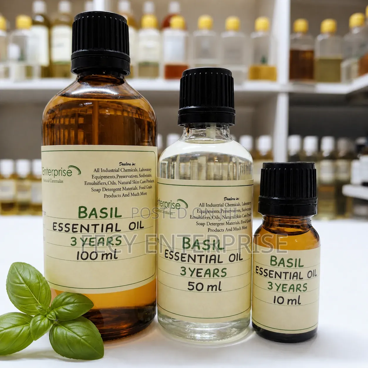 Basil Essential Oil -100%Pure Essential Oil