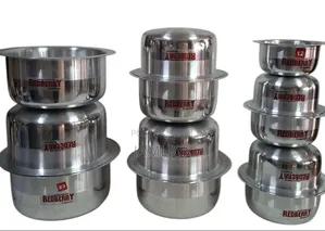 12pcs Redberry Premium Aluminium Sufuria Set - Bb