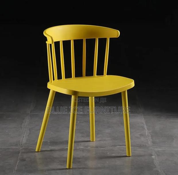 Spindle Plastic Dining Chair - main view