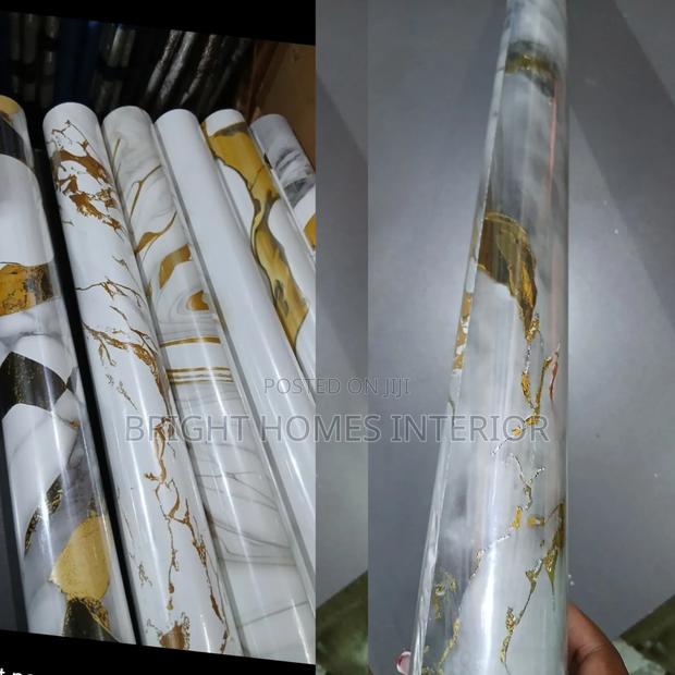 Unique Gold Marble Self Adhesive Contact Paper in Market