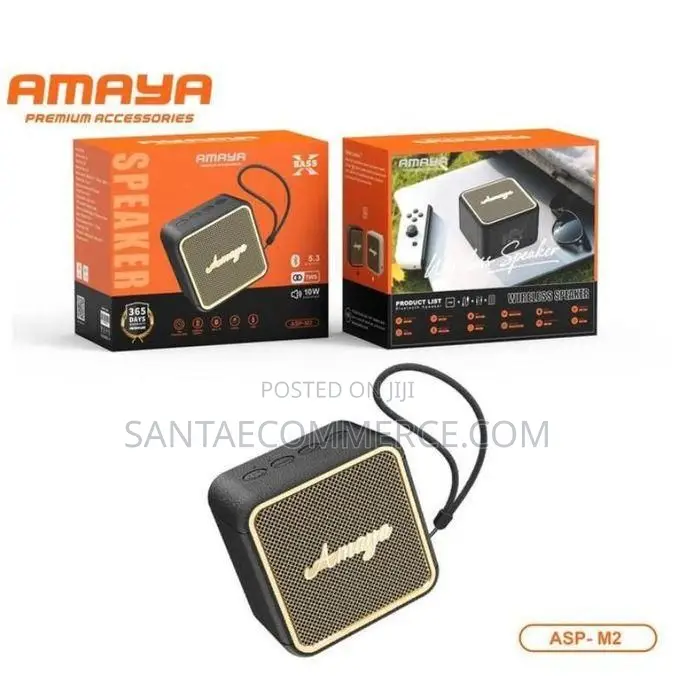 Amaya Asp-m2, A Compact, 10w Portable Bluetooth Speaker
