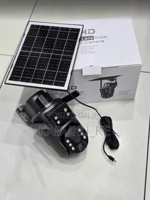 Solar PTZ Wifi Camera - Dual Lens Remote Security Device Ubox Camera