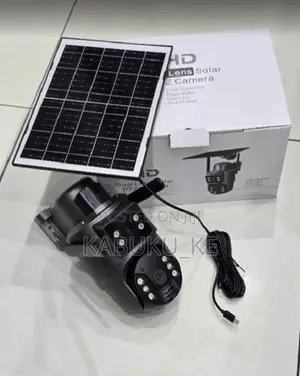 Solar PTZ Wifi Camera - Dual Lens Remote Security Device Ubox Camera
