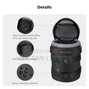 K F Concept Xl Camera Lens Pouch – Below 4.3×8.7 (D X H) – Xl