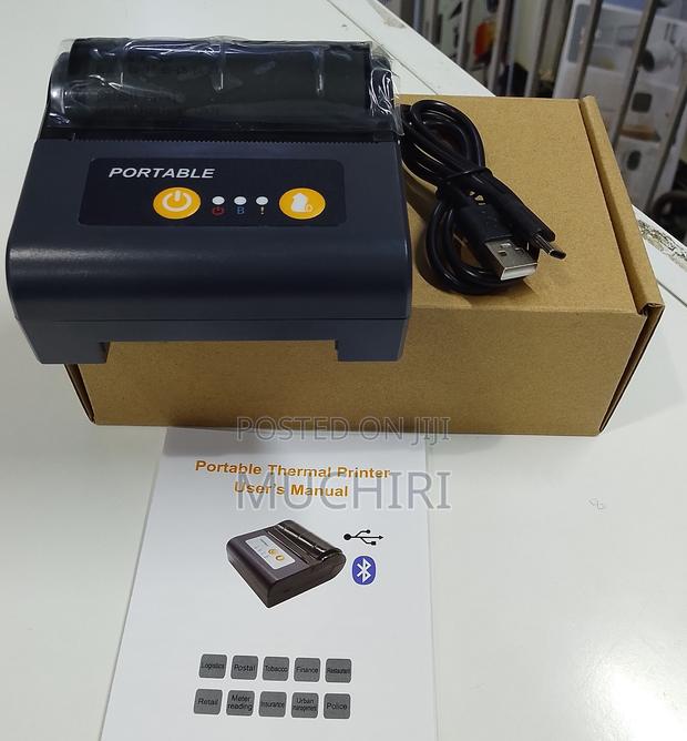 80mm Mini Portable Bluetooth Mobile Photo Printer Wireless