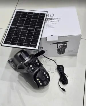 Ubox Dual Lens Solar CCTV Security Camera – Wifi