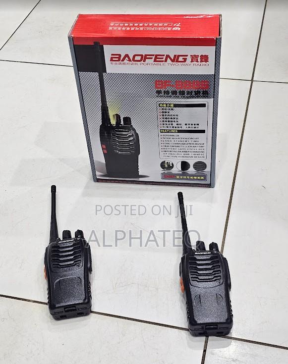 Walkie Talkie 3–5km Range Baofeng Bf-888s Rechargeable
