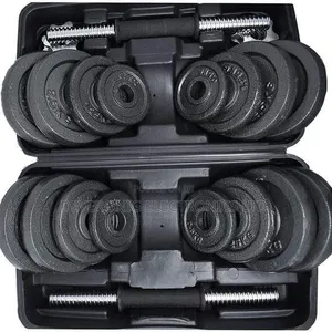 30kg Adjustable Dumbell Barbell Weight Set