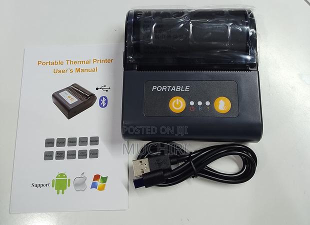 Compact Bluetooth Mobile 80mm Thermal Receipt Printer