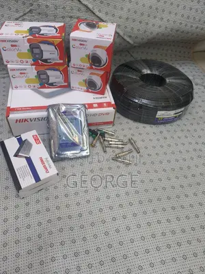 Hikvision 4ch- Complete CCTV Package With All Cables