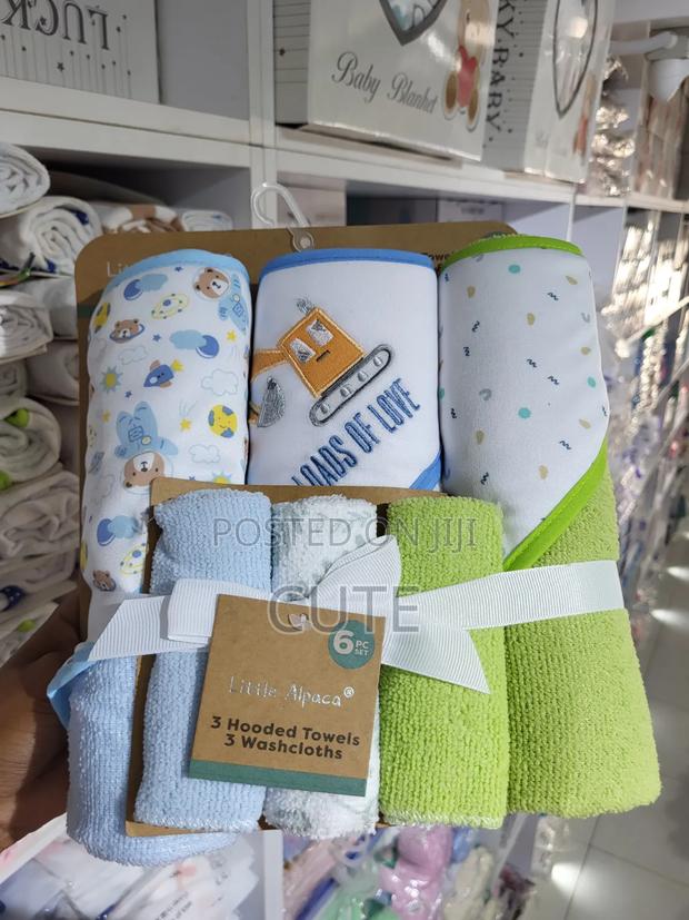 6pc Hooded Towels and Washcloths - thumbnail 4