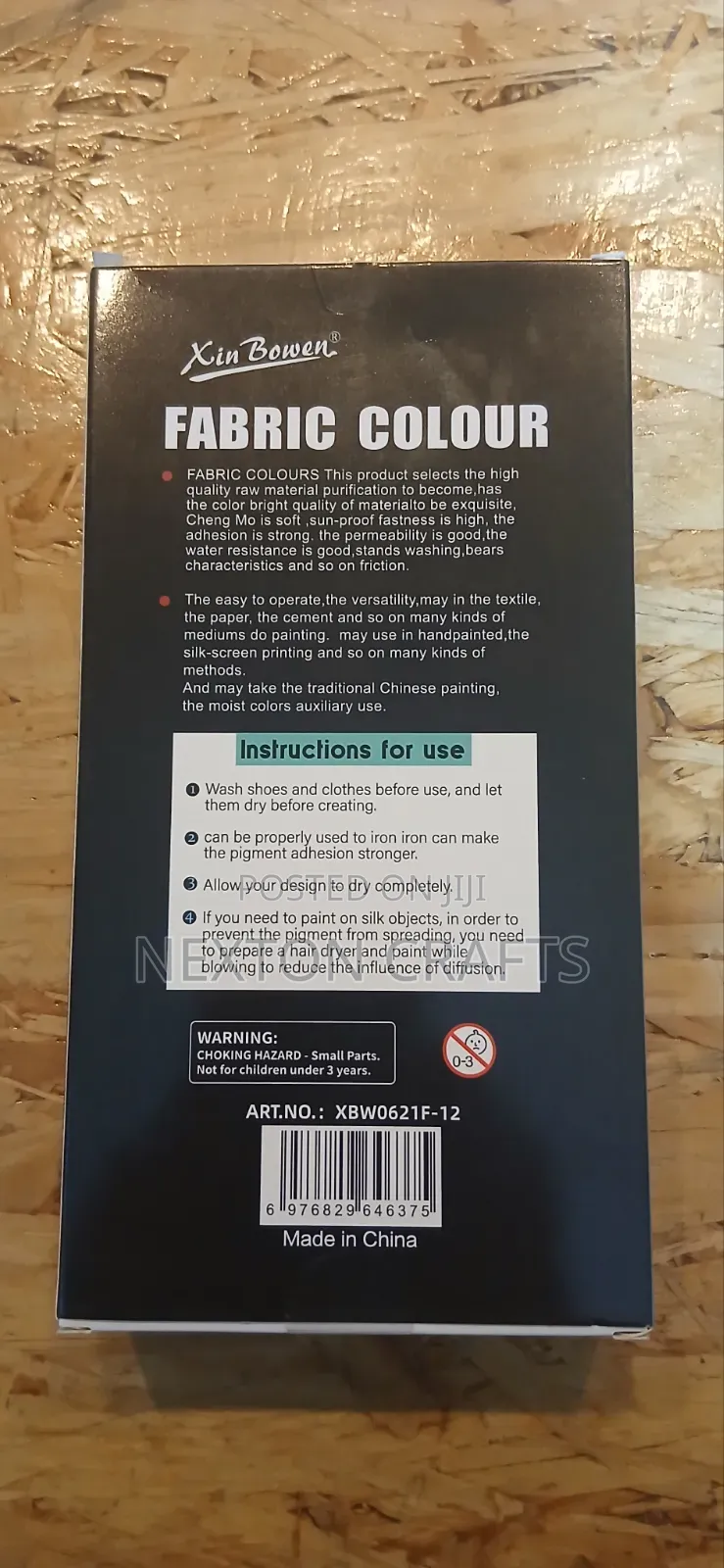 Fabric Colors 12 PCS