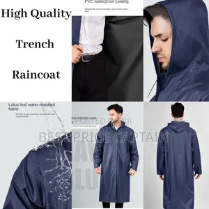 *Beat the Rains*
*High Quality Trench Raincoat*