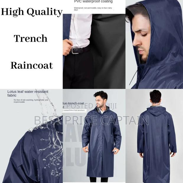 *Beat the Rains*
*High Quality Trench Raincoat*