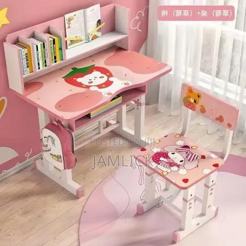 Study Desk Kids Student Desk Pink Blue - Gf - thumbnail 2