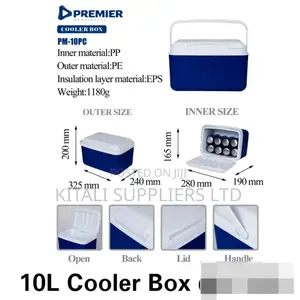 Premier Pm-10pc 10l Cooler Box