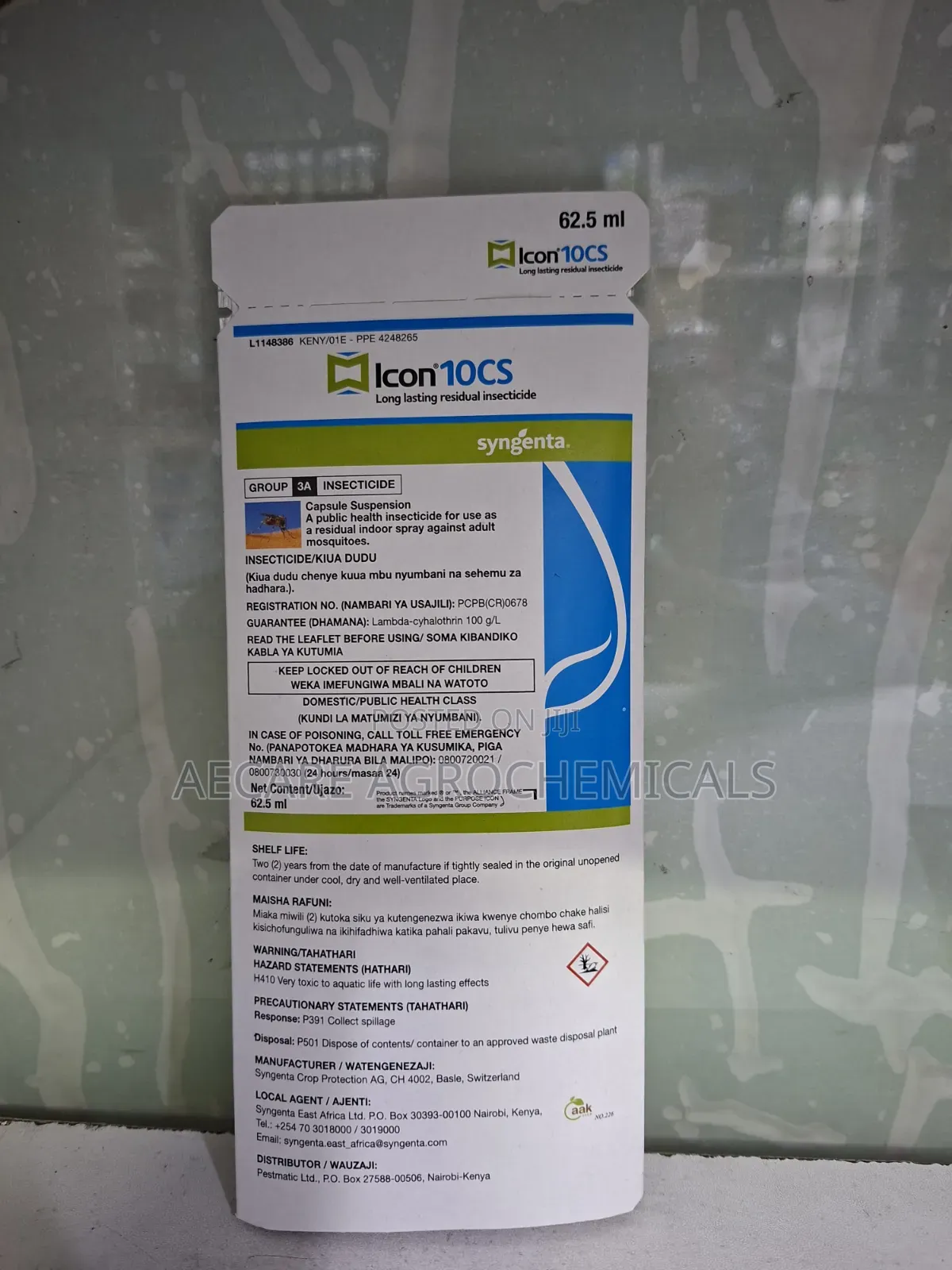 Icon 10cs Long Lasting Residual Insecticide 62.5ml