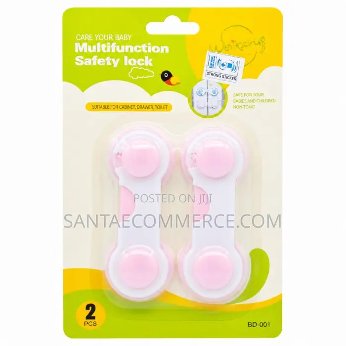 Multiguard Baby Safety Lock Set (2-Piece Cabinet Drawer Protector)