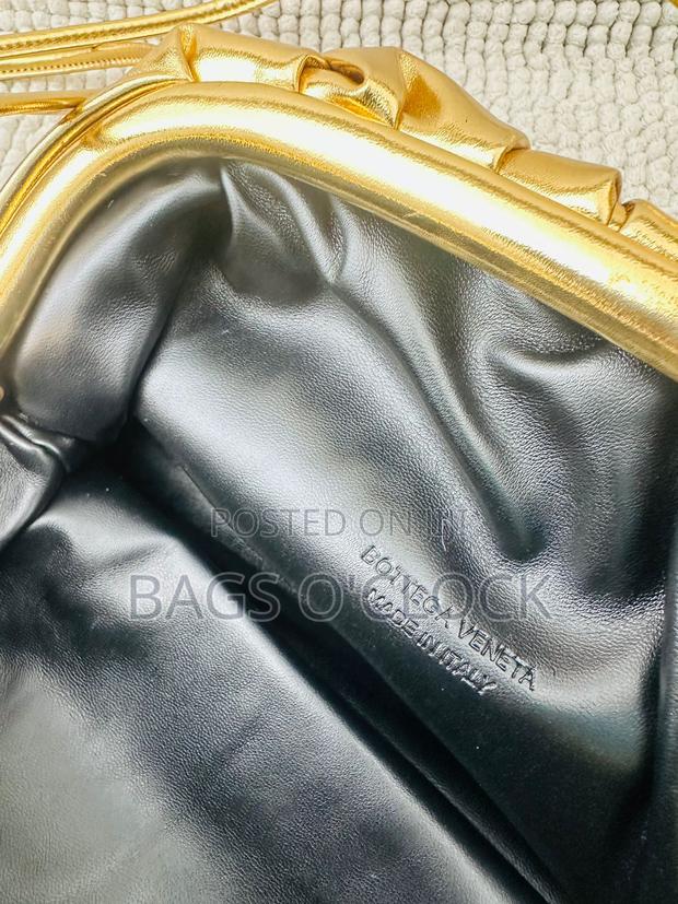 Versatile Metallic Gold Dumpling Bag / Crossbody Purse - thumbnail 5