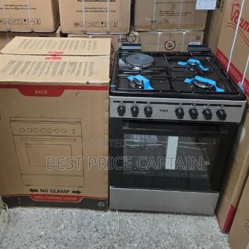 60*60 Hot Point Von Cooker 3gas + 1electric Standing Cooker