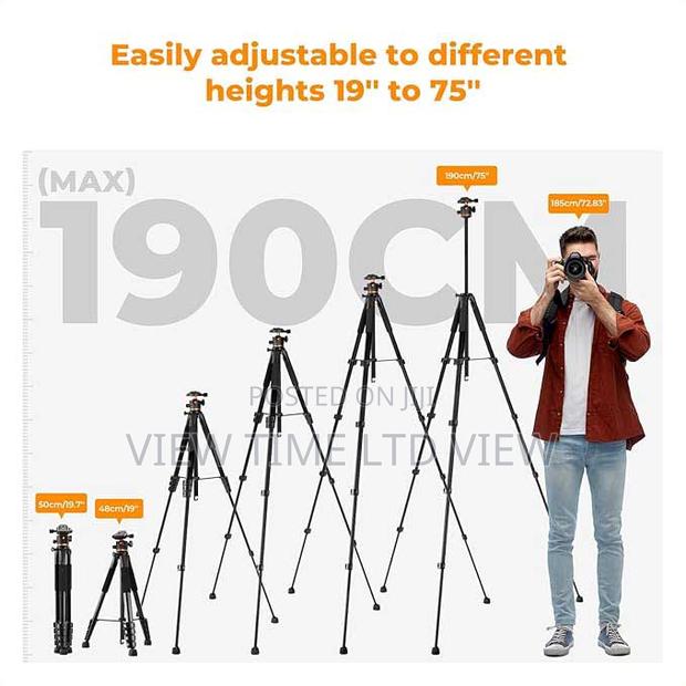Camera Tripod 75” S255a3+Bh-36 - thumbnail 2